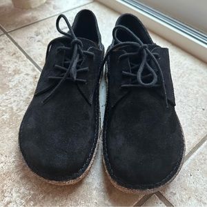 Birkenstock Women’s Black Suede Gary Shoes Size 36 New in Box. Never worn
